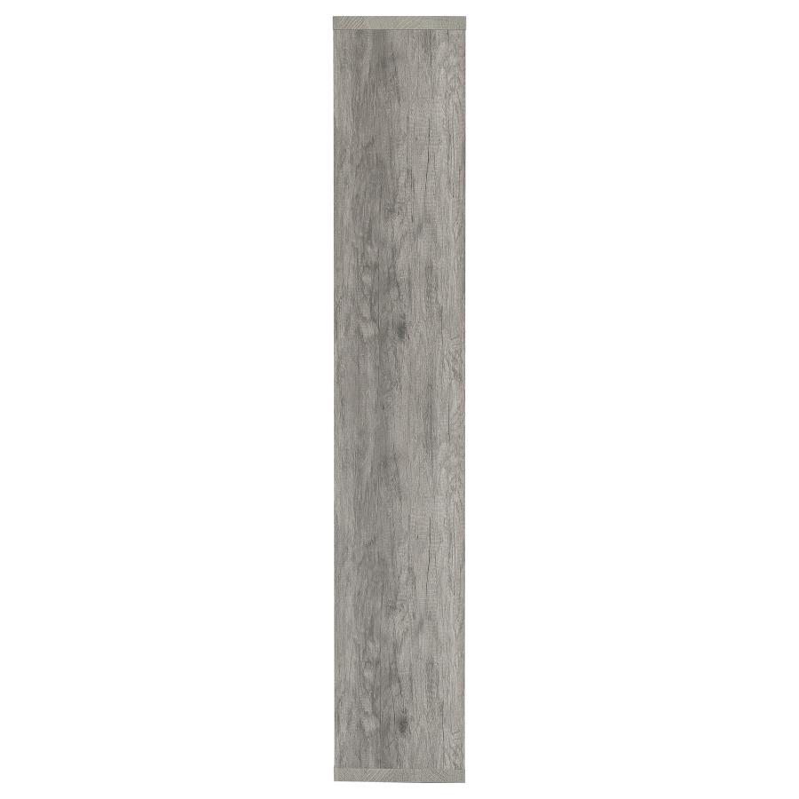 (image for) Theo 71-inch 6-shelf Bookshelf Grey Driftwood