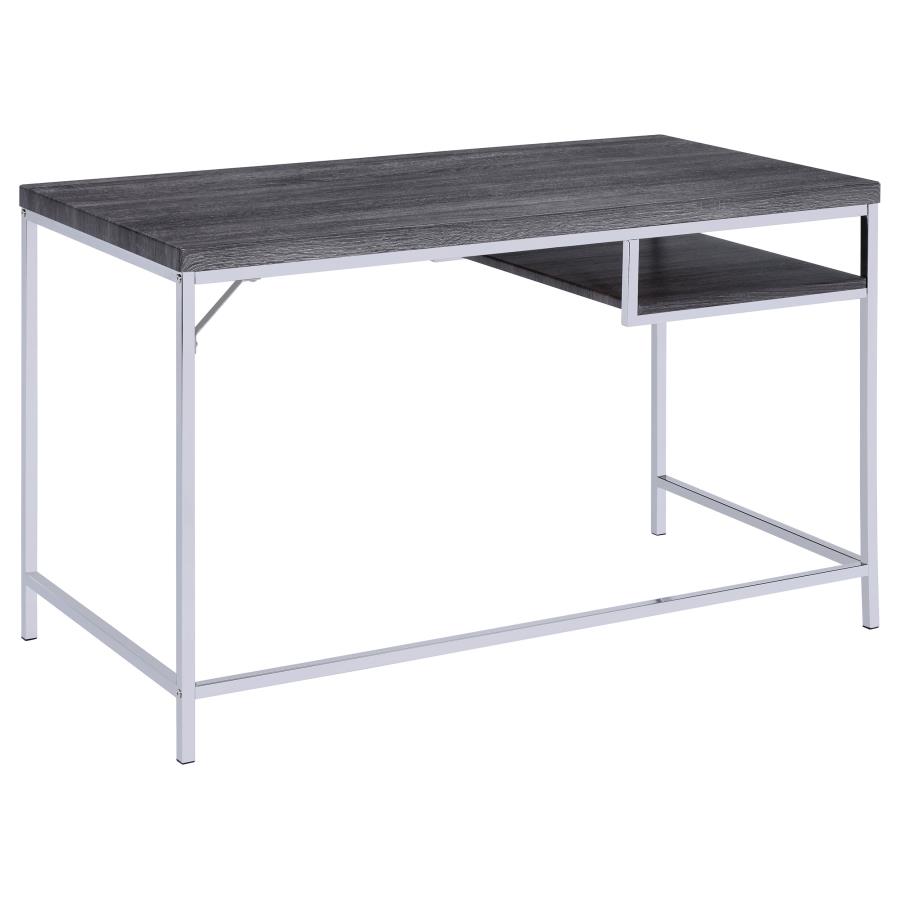 (image for) Kravitz 47-inch 1-shelf Writing Desk Weathered Grey