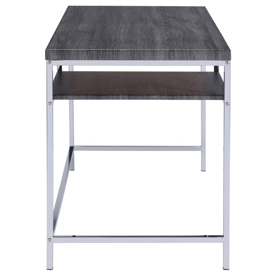 (image for) Kravitz 47-inch 1-shelf Writing Desk Weathered Grey