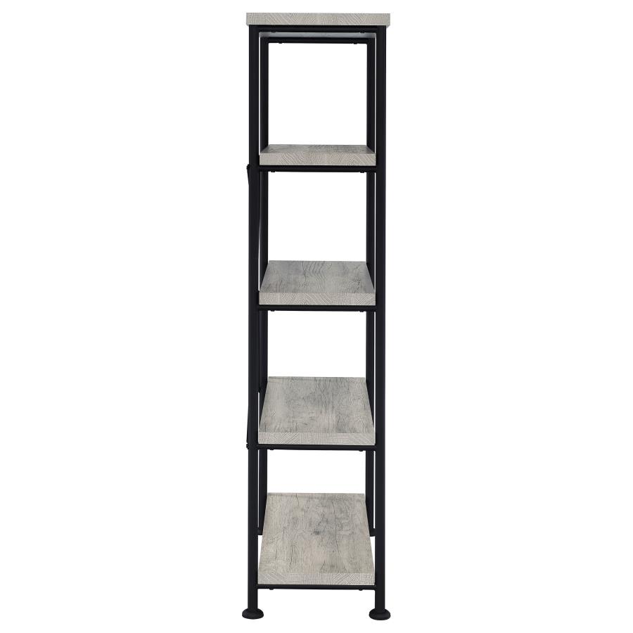 (image for) Analiese 63-inch 4-shelf Bookshelf Grey Driftwood