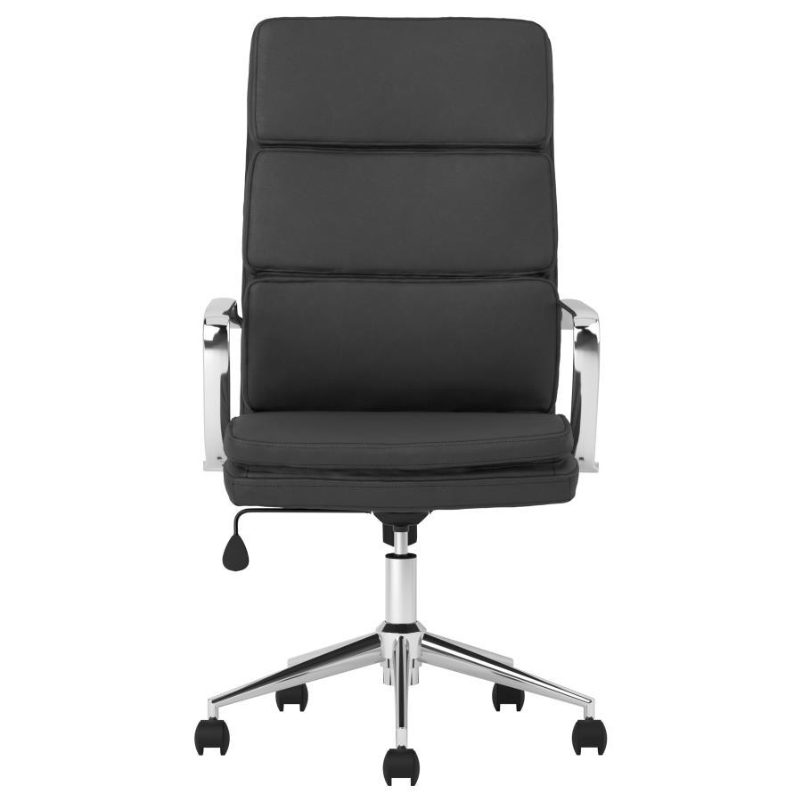 (image for) Ximena Upholstered Adjustable High Back Office Chair Black