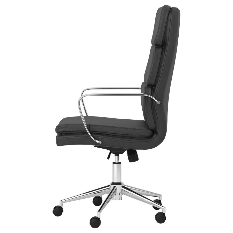 (image for) Ximena Upholstered Adjustable High Back Office Chair Black