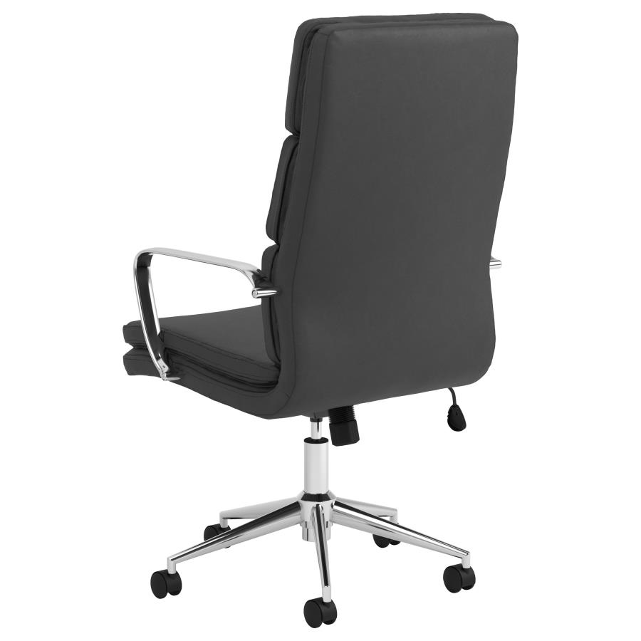 (image for) Ximena Upholstered Adjustable High Back Office Chair Black