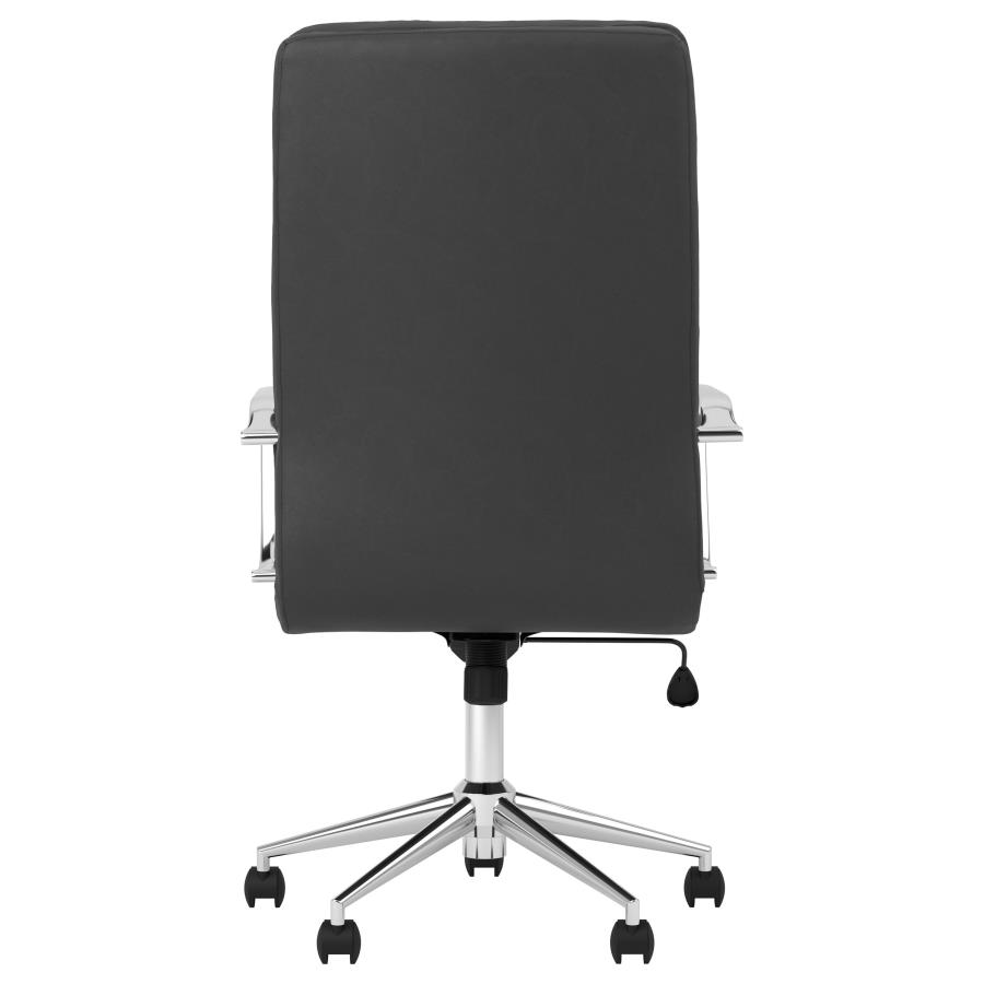 (image for) Ximena Upholstered Adjustable High Back Office Chair Black