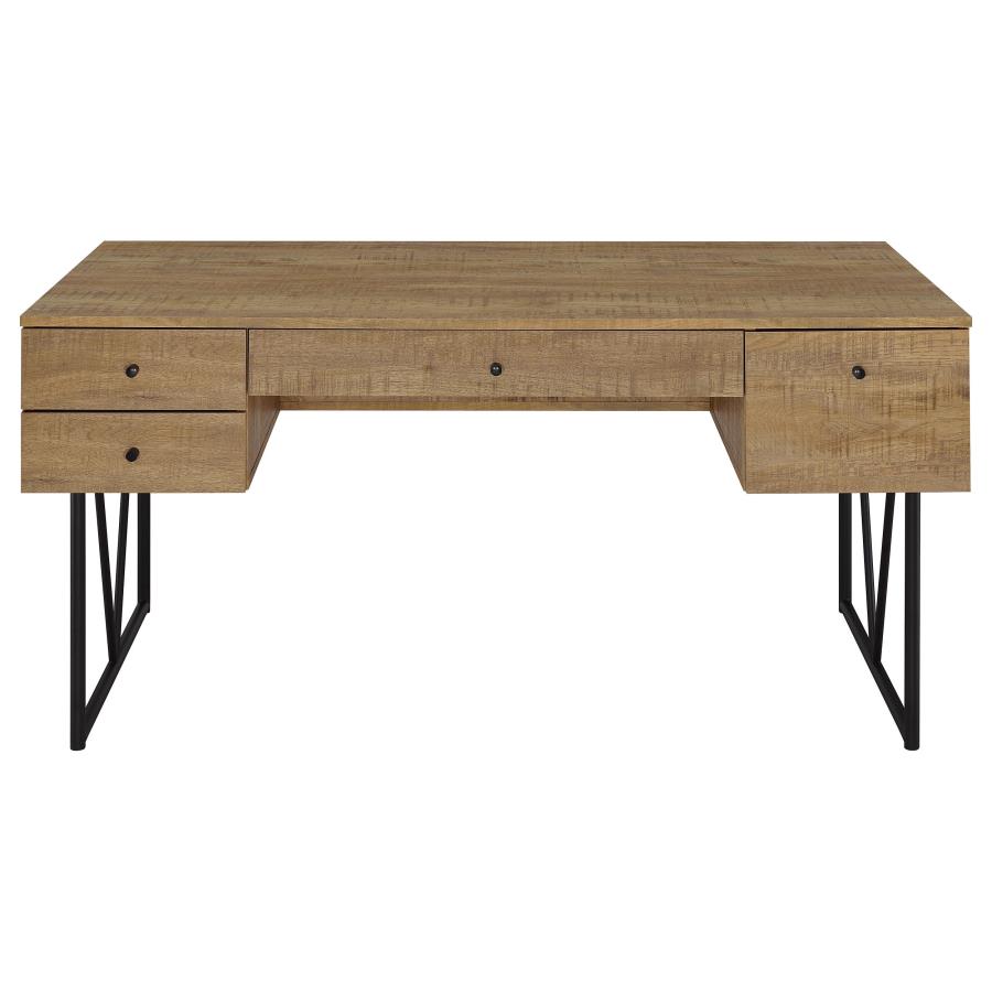 Analiese 63-inch 4-drawer Writing Desk Mango