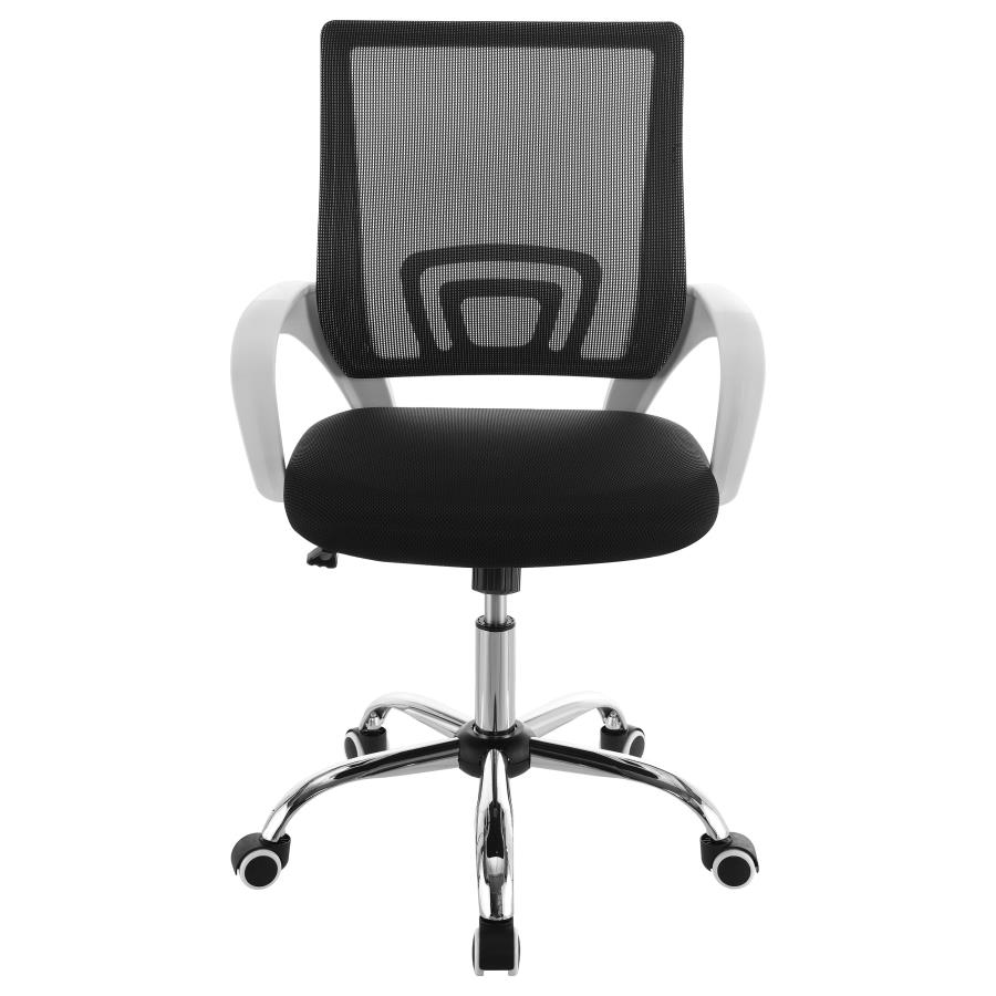 (image for) Felton Upholstered Adjustable Home Office Desk Chair Black