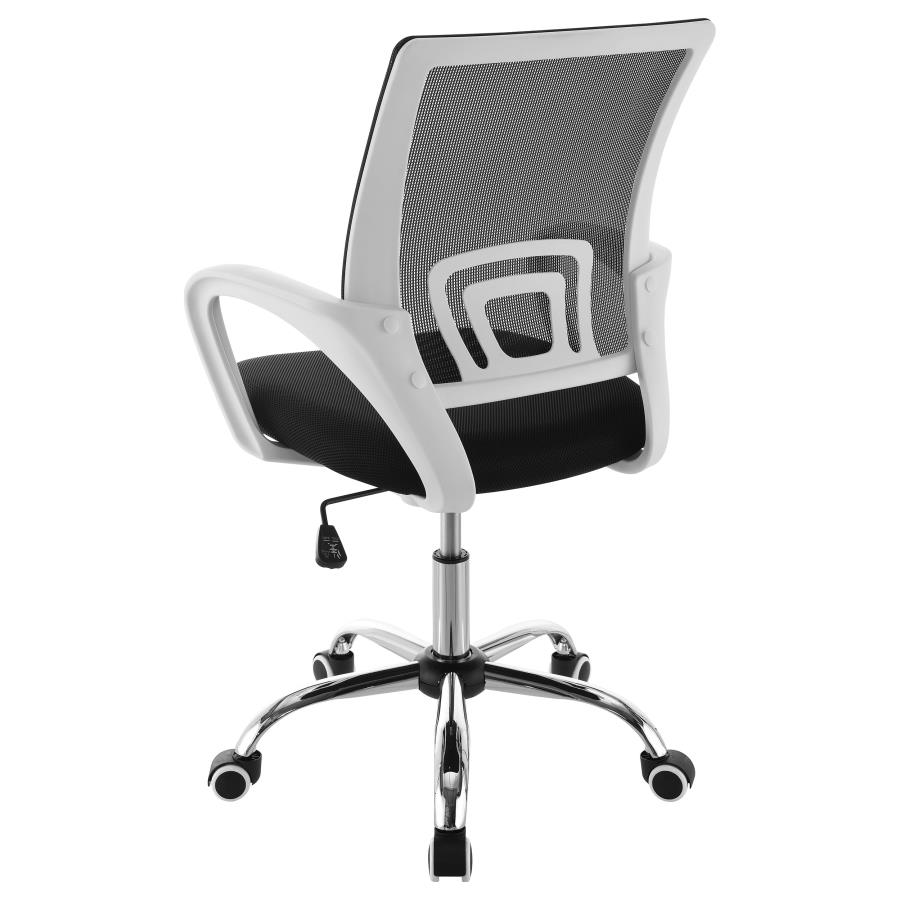 (image for) Felton Upholstered Adjustable Home Office Desk Chair Black