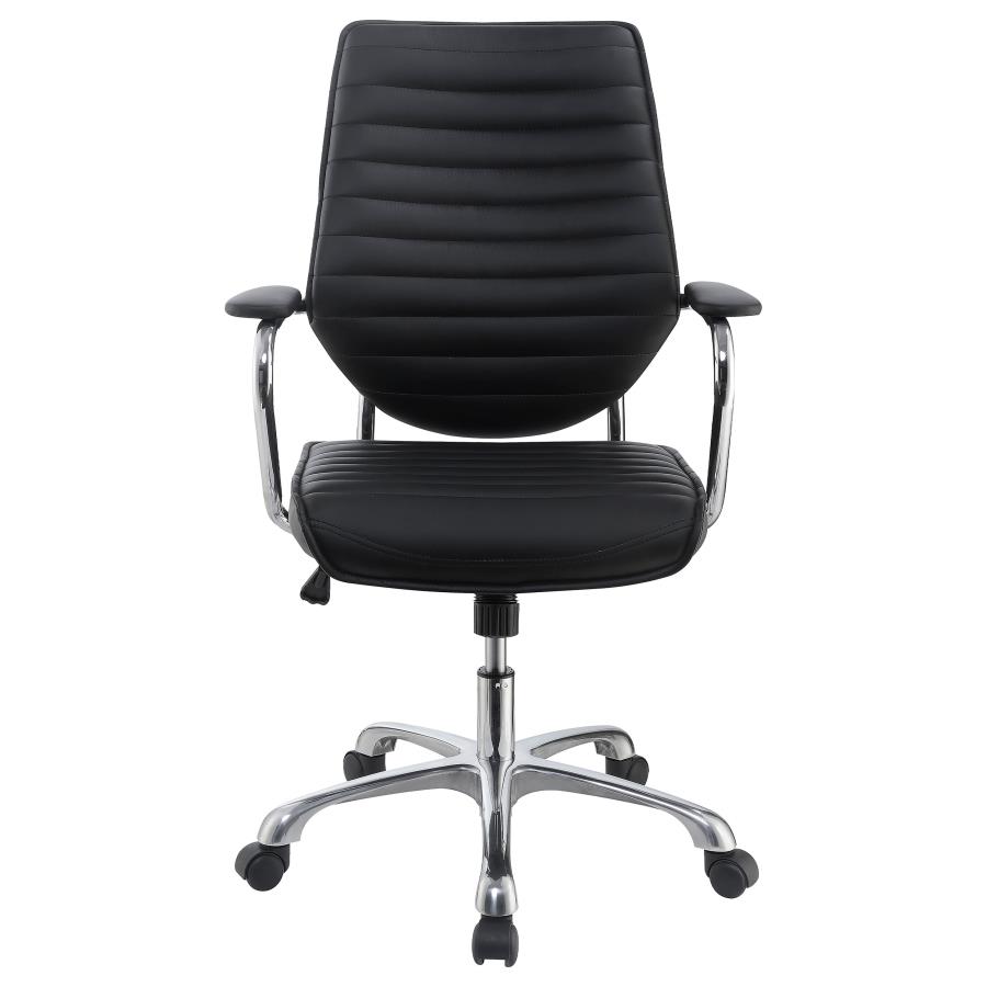 (image for) Chase Upholstered Adjustable Home Office Desk Chair Black