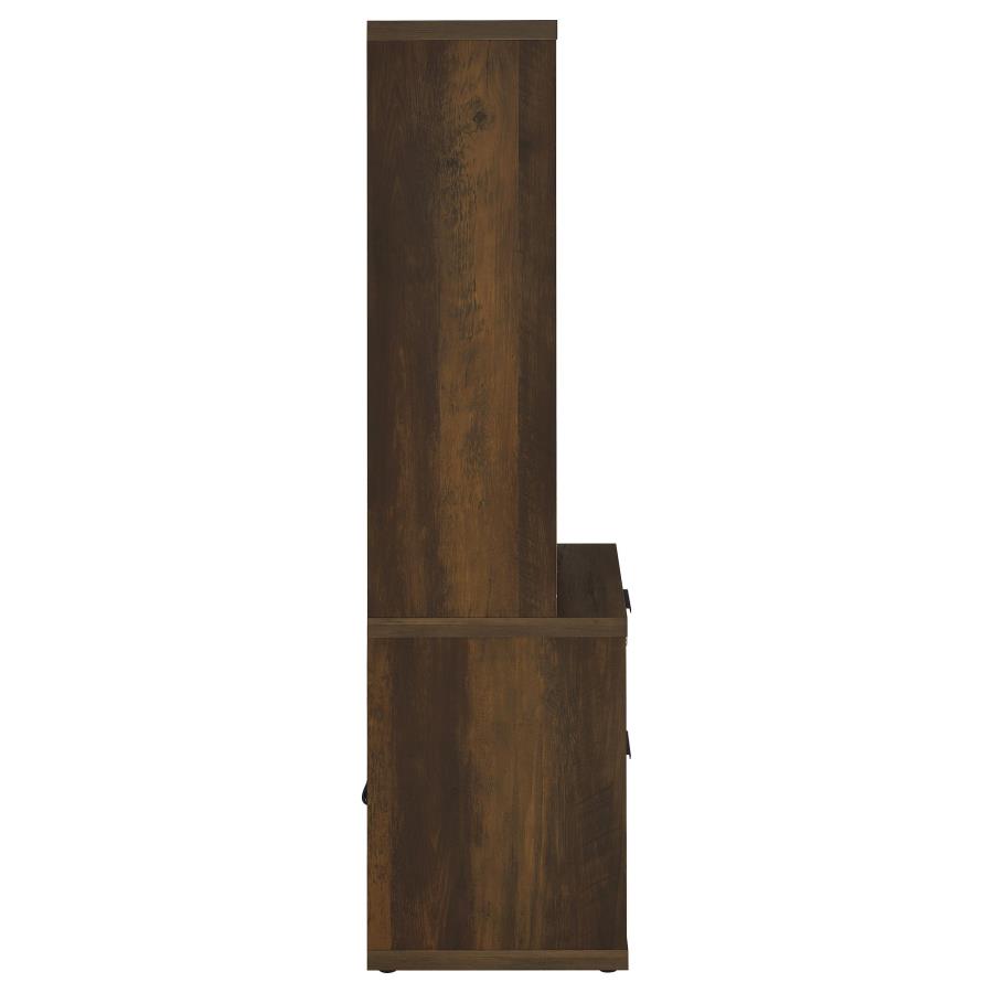Westpark 3-piece Wall Unit Bookcase Set with USB Dark Pine