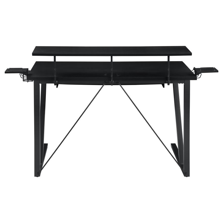 (image for) Wedalia 60-inch Computer Gaming Desk with Utility Hook Black