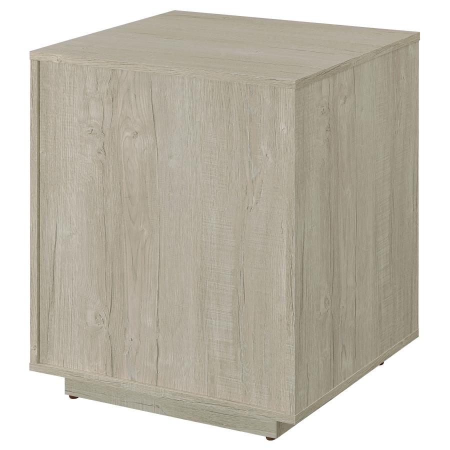 (image for) Loomis 3-drawer Home Office File Cabinet Whitewashed Grey