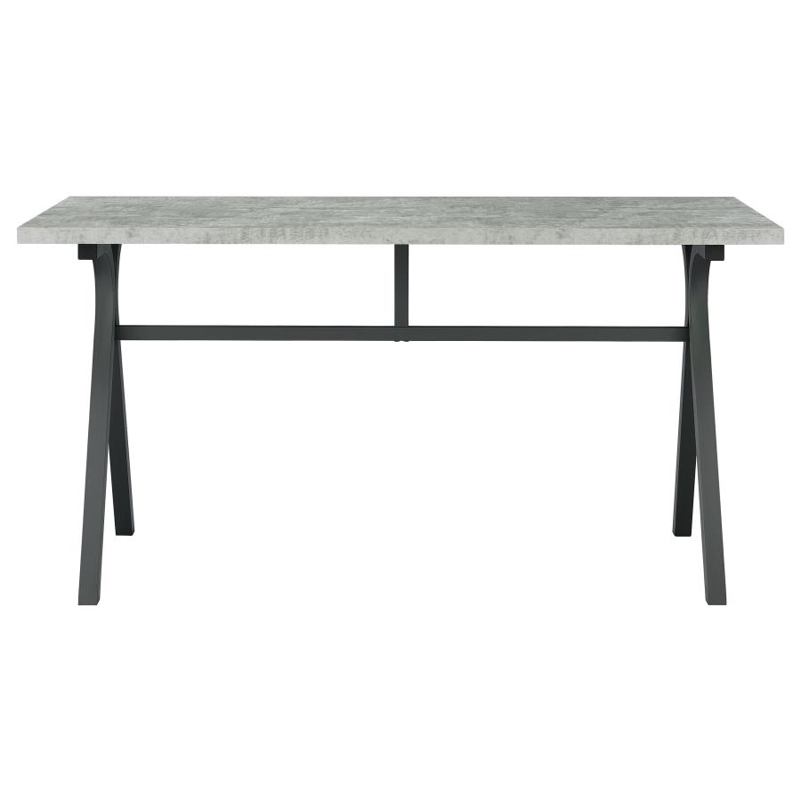 (image for) Tatum 60-inch Engineered Wood Top Writing Desk Cement