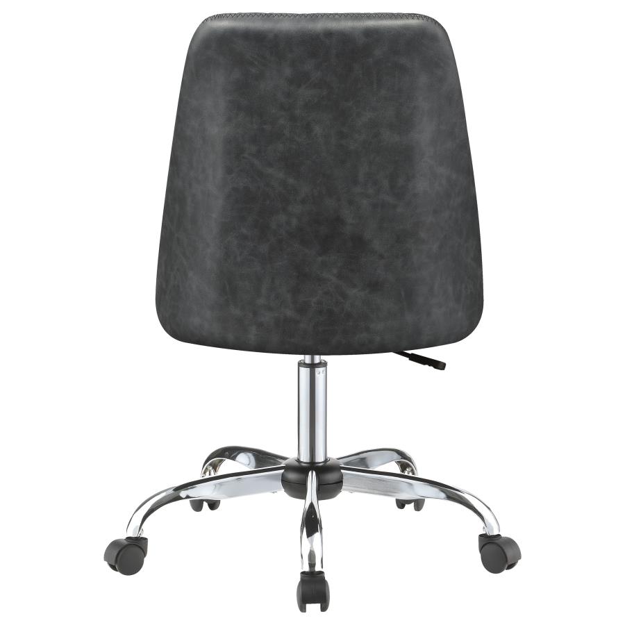 (image for) Althea Upholstered Adjustable Home Office Desk Chair Grey