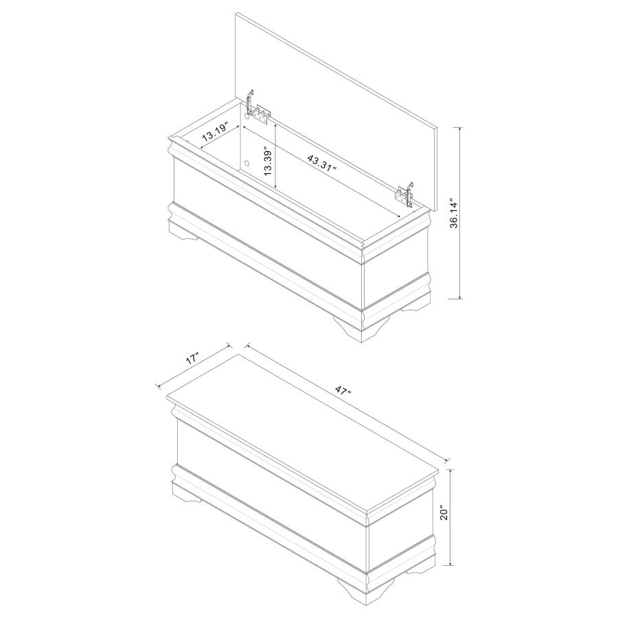 (image for) Pablo Cedar Chest Warm Brown