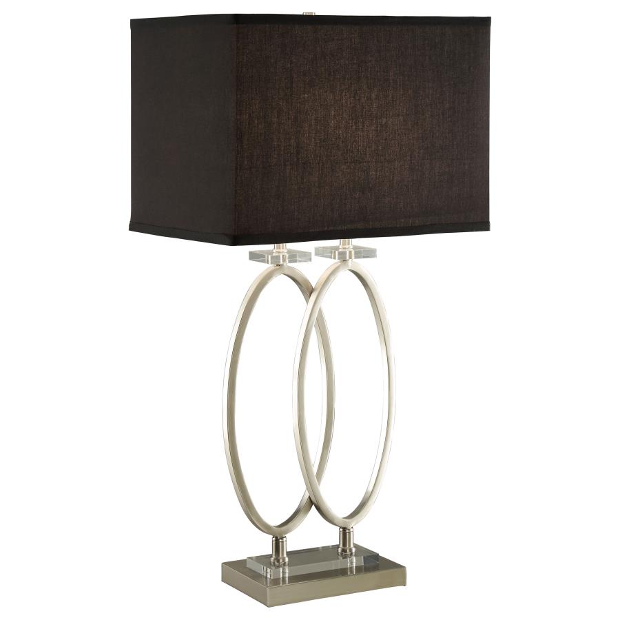 (image for) Izuku 29-inch Rectangular Shade Table Lamp Brush Nickel