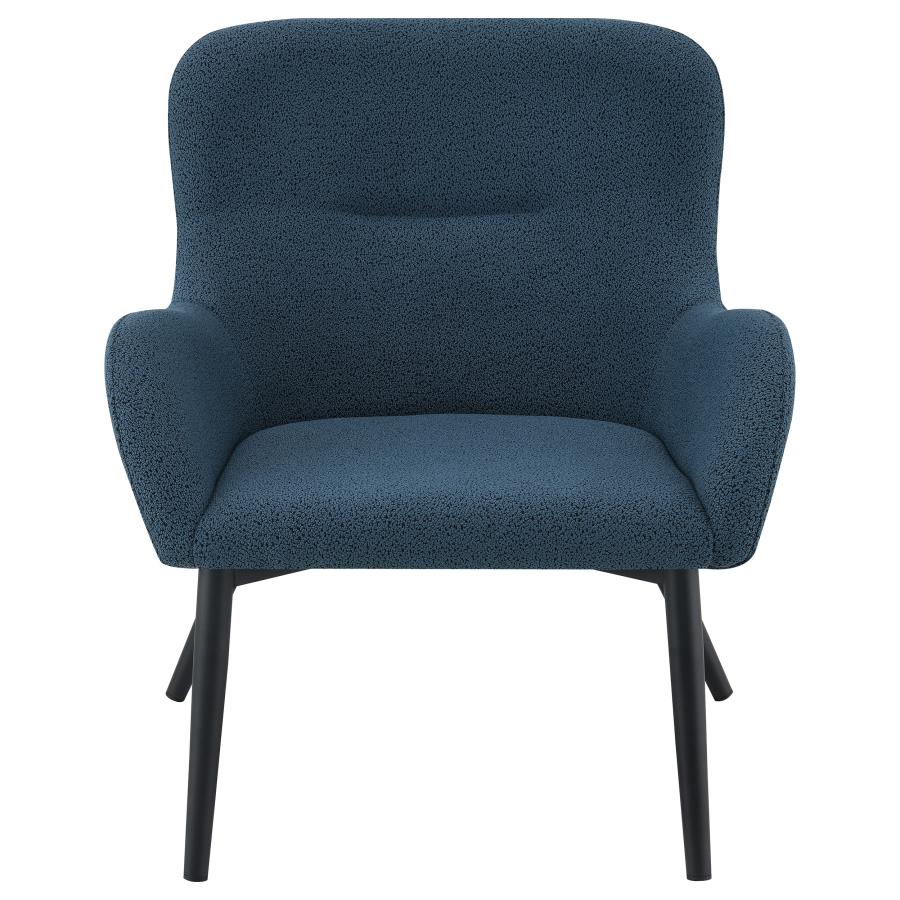 (image for) Calvin Upholstered Modern Arm Accent Chair Aegean Blue