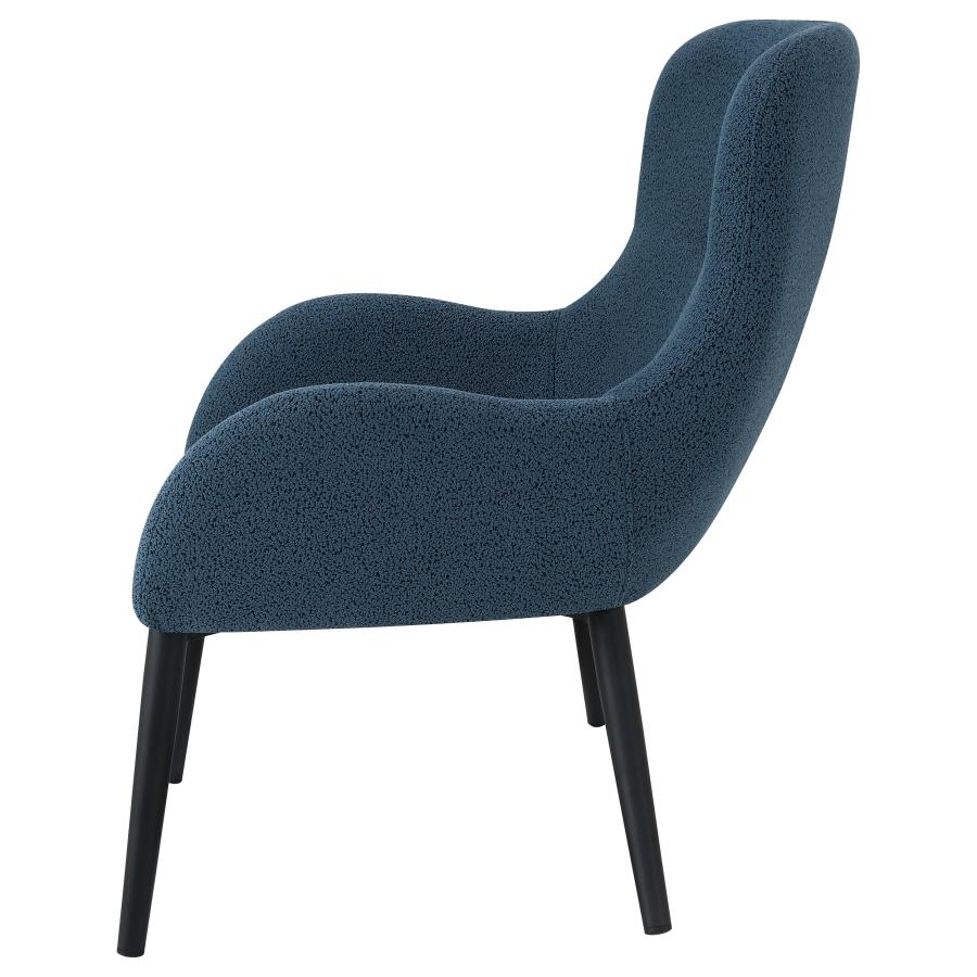 (image for) Calvin Upholstered Modern Arm Accent Chair Aegean Blue