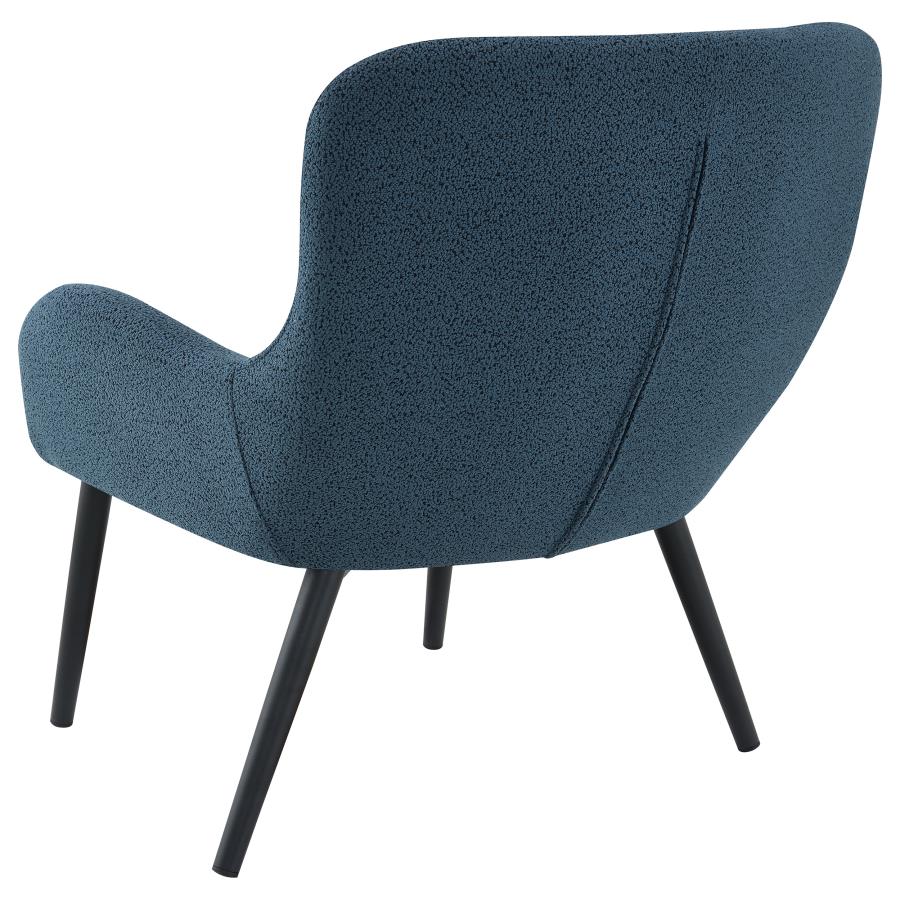 (image for) Calvin Upholstered Modern Arm Accent Chair Aegean Blue