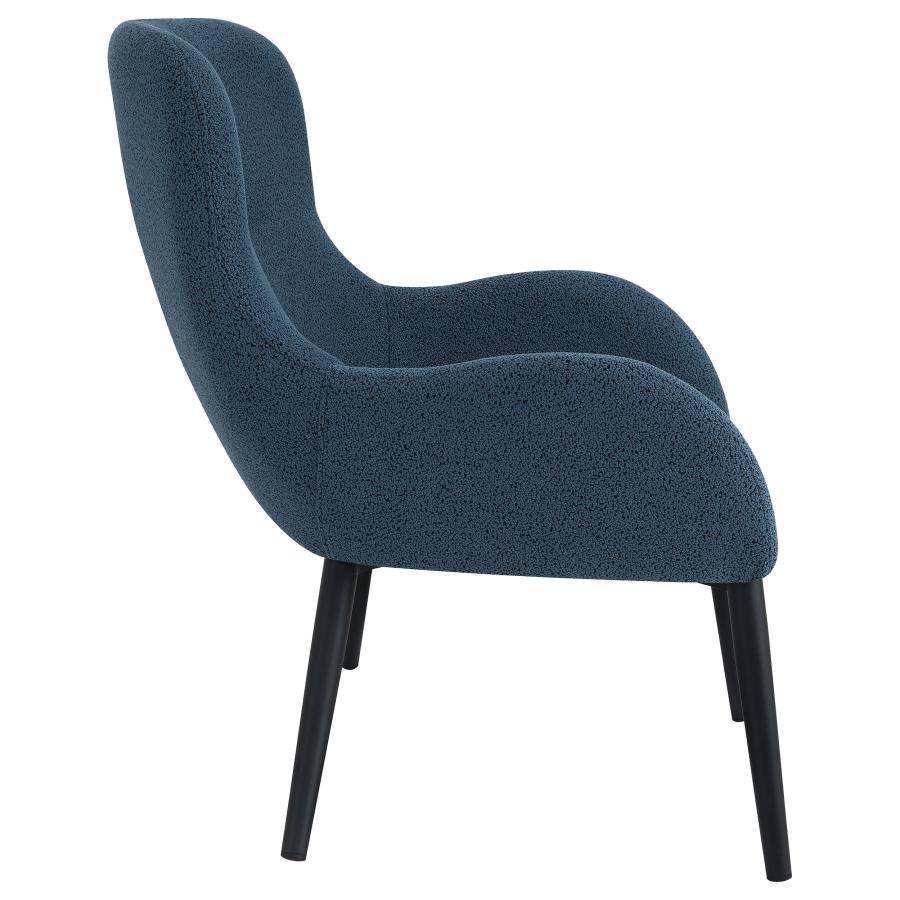 (image for) Calvin Upholstered Modern Arm Accent Chair Aegean Blue