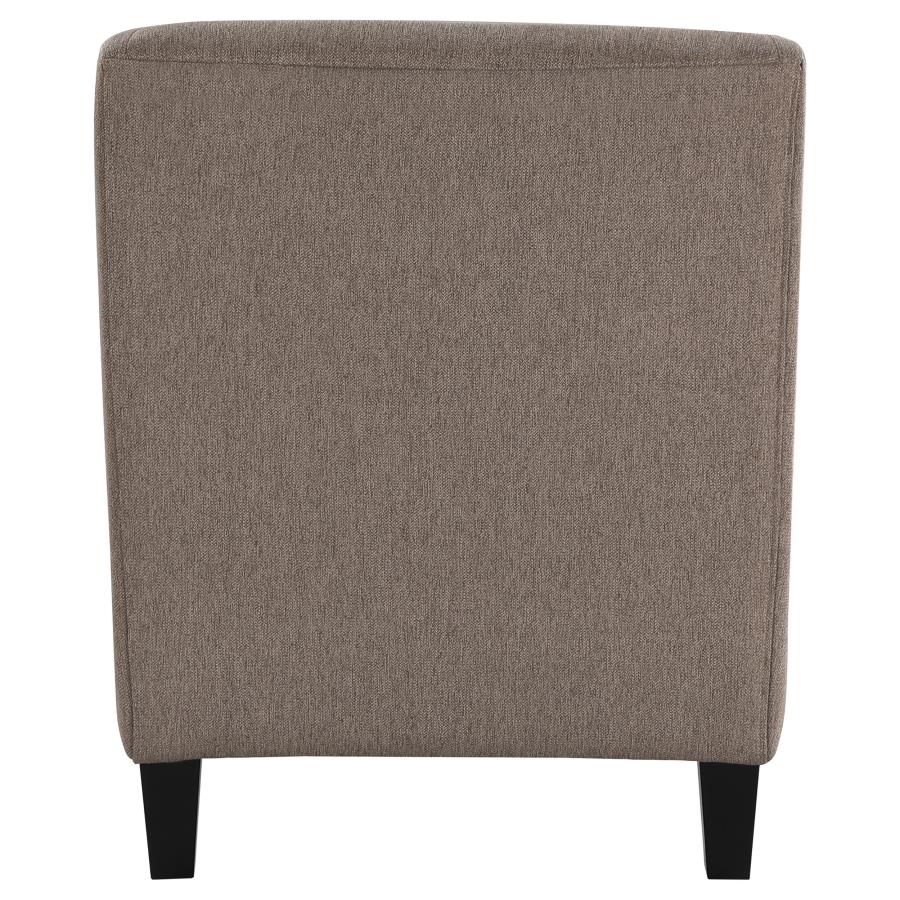 (image for) Liam Upholstered Sloped Arm Accent Club Chair Camel