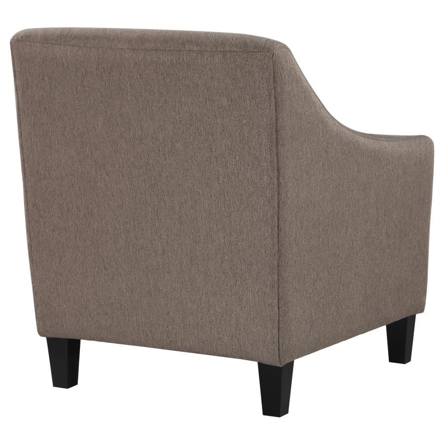 (image for) Liam Upholstered Sloped Arm Accent Club Chair Camel