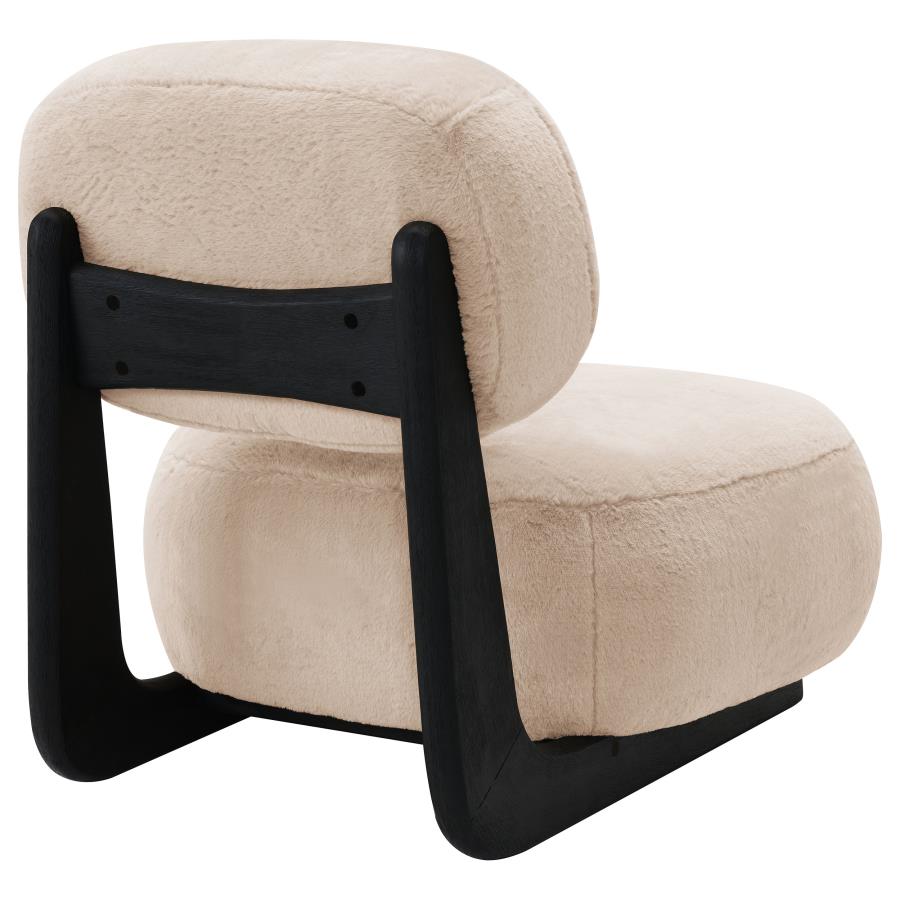 (image for) Duffie Upholstered Armless Accent Chair Camel