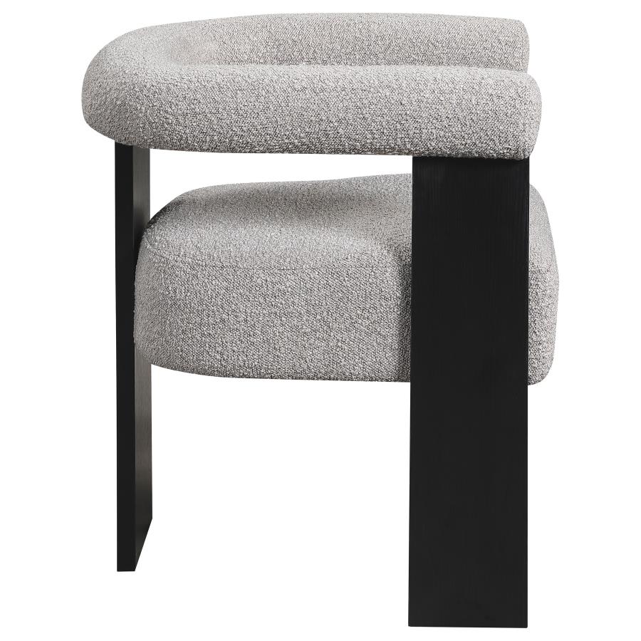 (image for) Ramona Boucle Upholstered Accent Side Chair Taupe