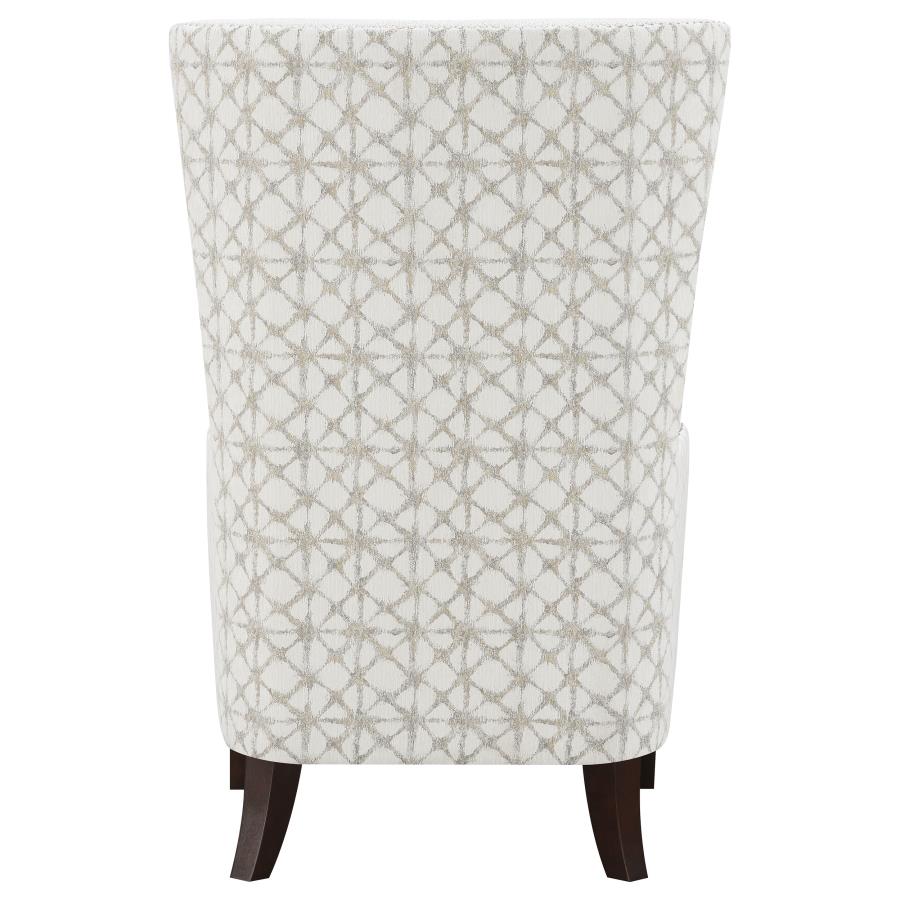 (image for) Pippin Upholstered High Wingback Accent Chair Latte