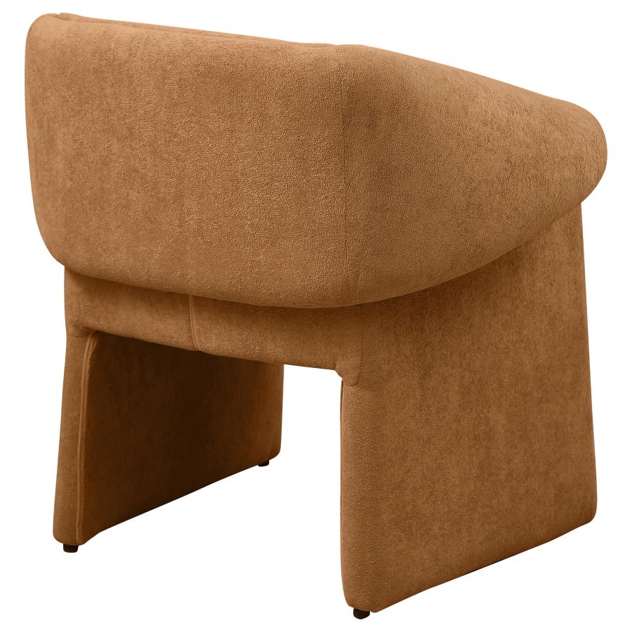 (image for) Ramsey Upholstered Sloped Arm Accent Chair Honey