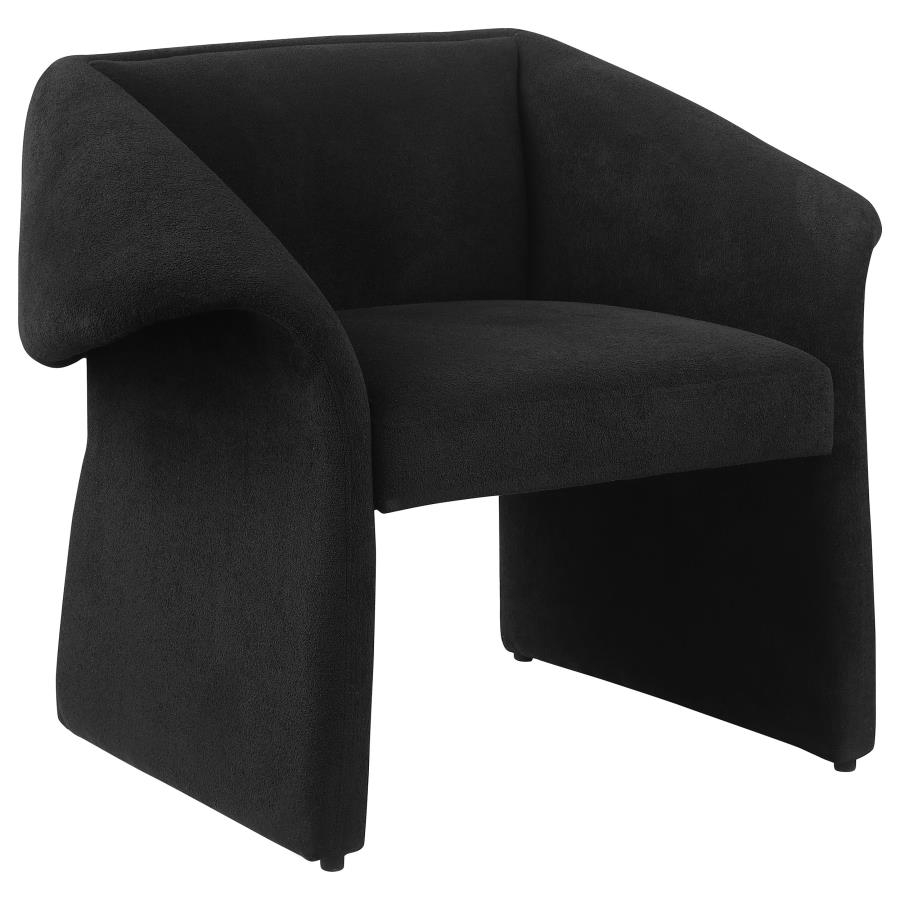 (image for) Ramsey Upholstered Sloped Arm Accent Chair Black