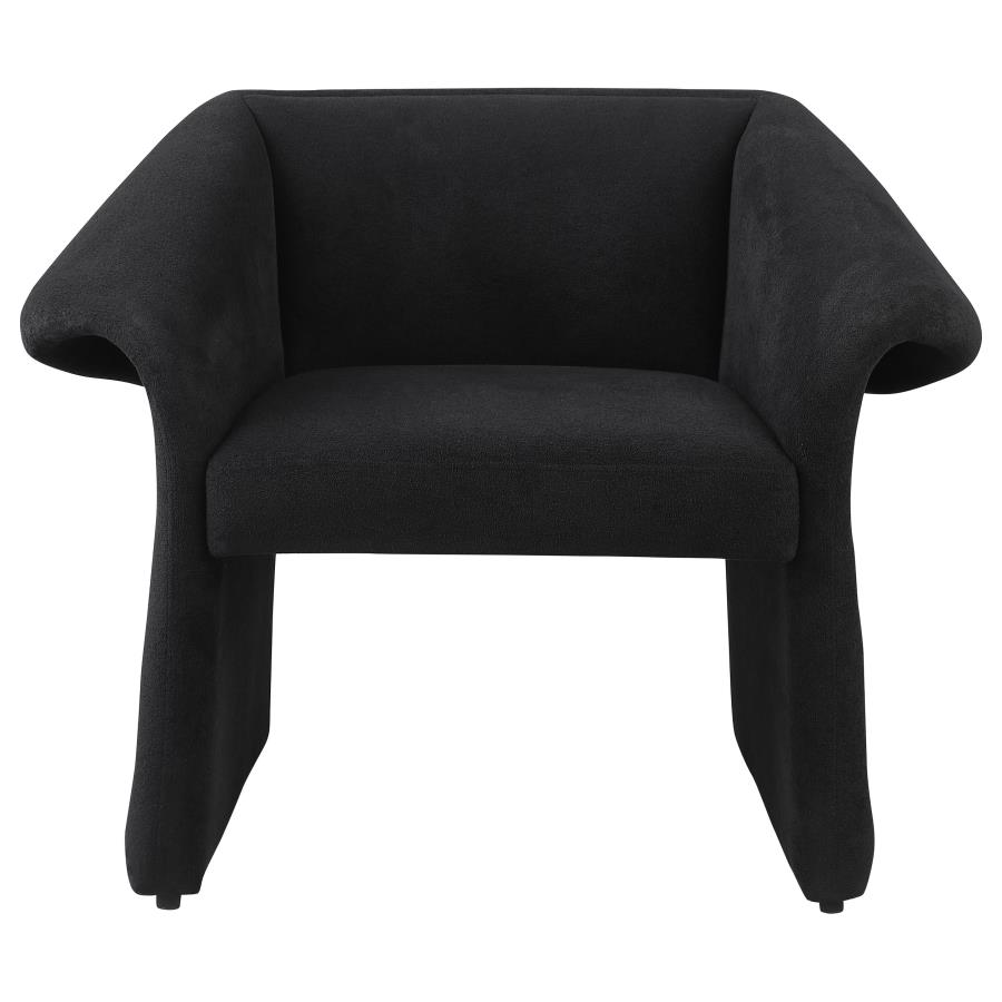 (image for) Ramsey Upholstered Sloped Arm Accent Chair Black