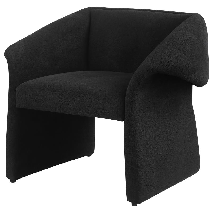 (image for) Ramsey Upholstered Sloped Arm Accent Chair Black