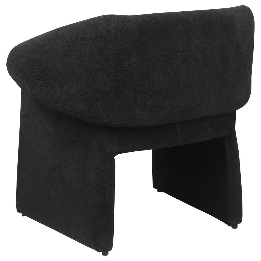 (image for) Ramsey Upholstered Sloped Arm Accent Chair Black