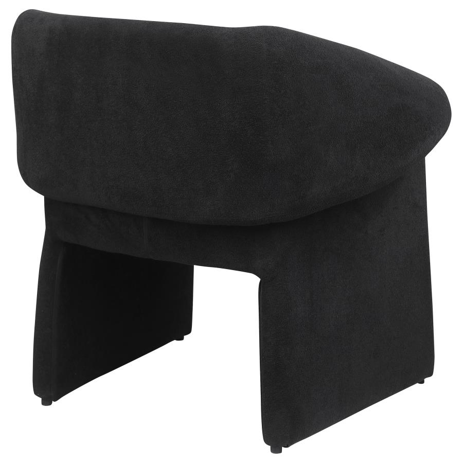 (image for) Ramsey Upholstered Sloped Arm Accent Chair Black