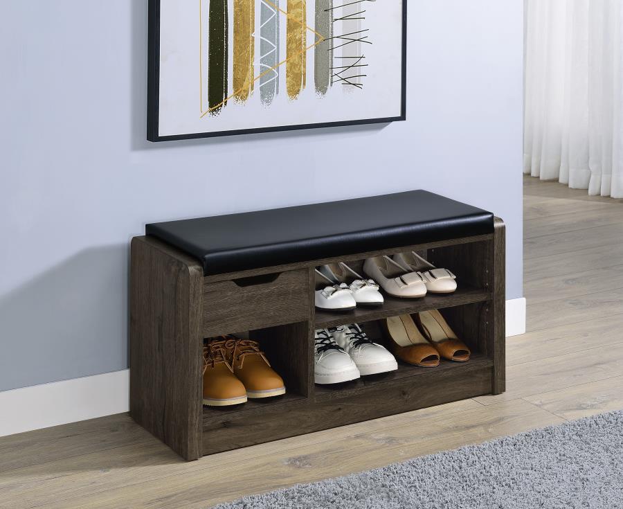 (image for) Arrington Storage Bench Smoked Oak