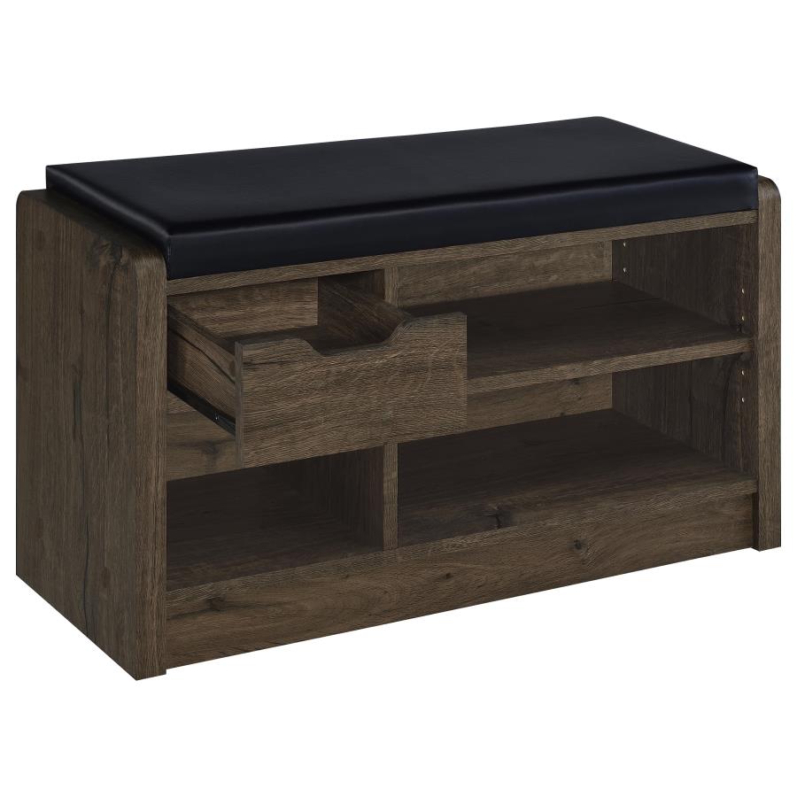 (image for) Arrington Storage Bench Smoked Oak