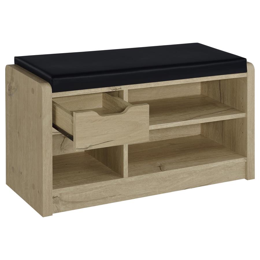 (image for) Arrington Storage Bench White Oak