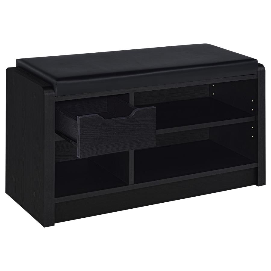 (image for) Arrington Storage Bench Black