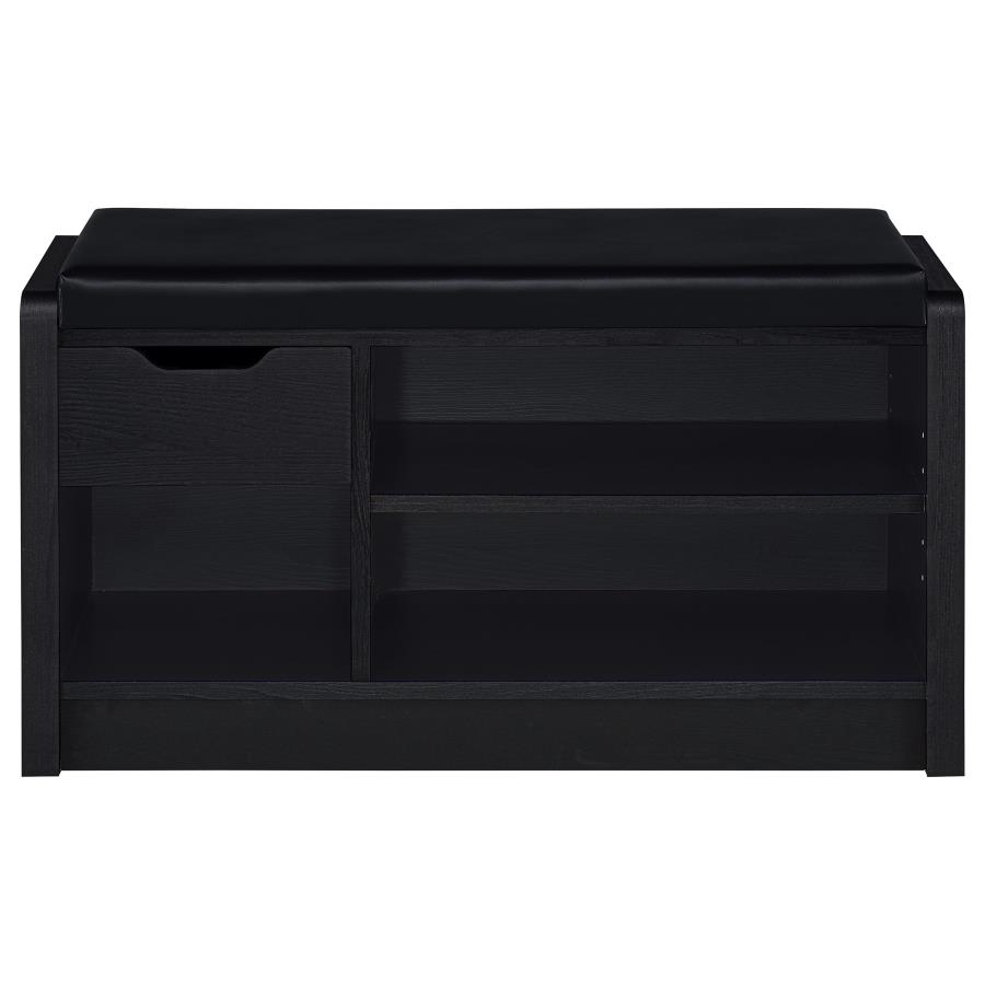 (image for) Arrington Storage Bench Black