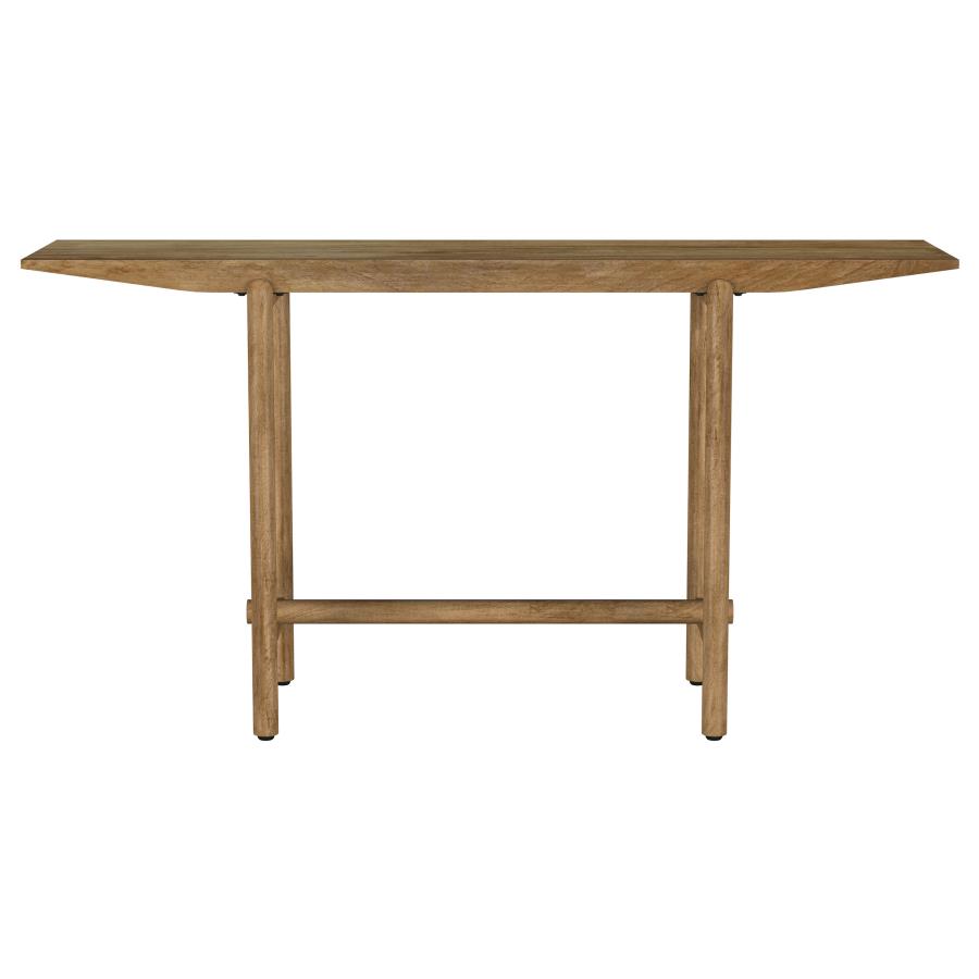 (image for) Darius Solid Wood Entryway Console Table Natural Mango