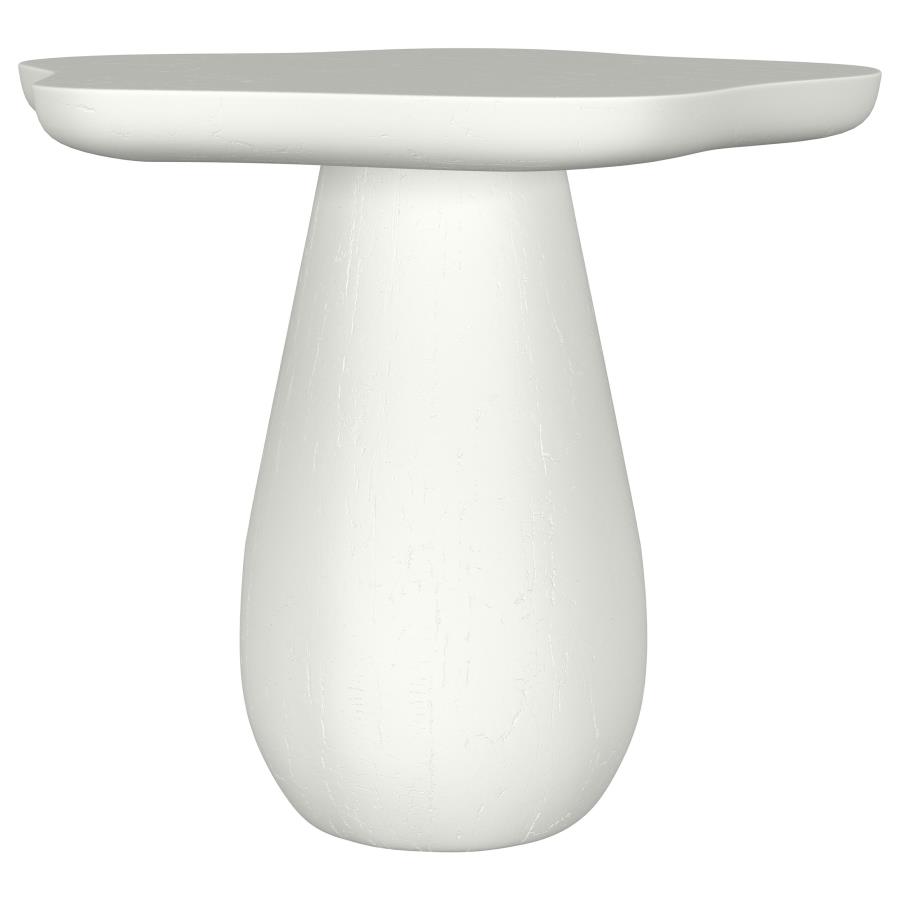 (image for) Perth 17-inch Side Table with Cloud-Shaped Top Off White