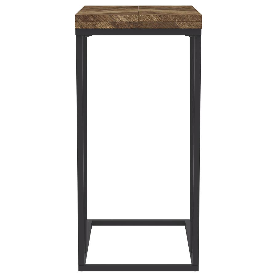 (image for) Carly Expandable Engineered Wood C-Shaped Side Table Tobacco