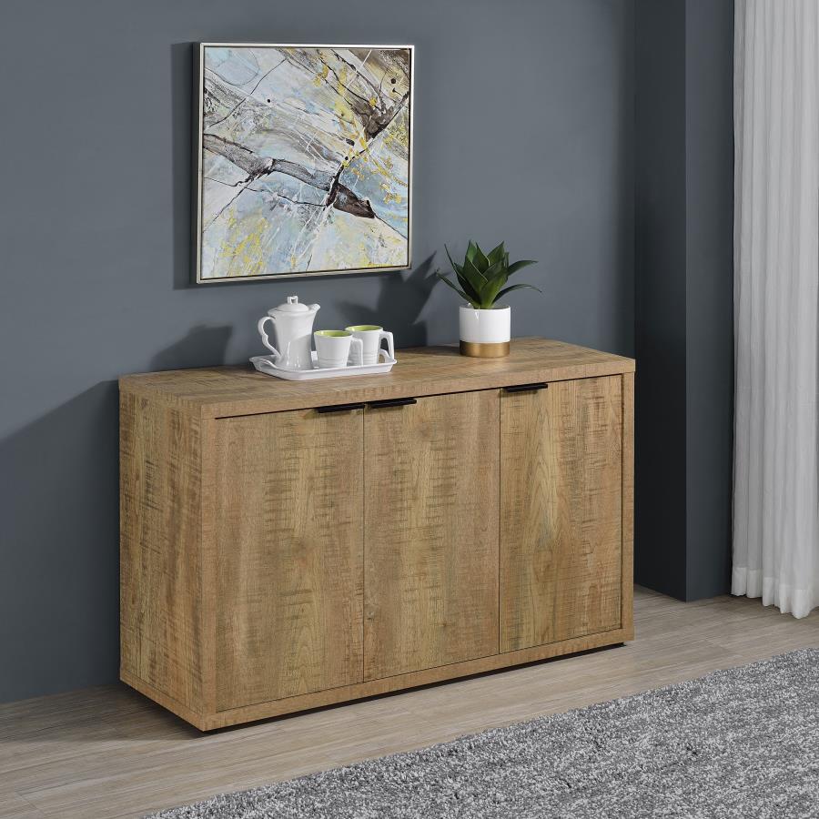 (image for) Pepita 3-door Engineered Wood Accent Cabinet Mango Brown