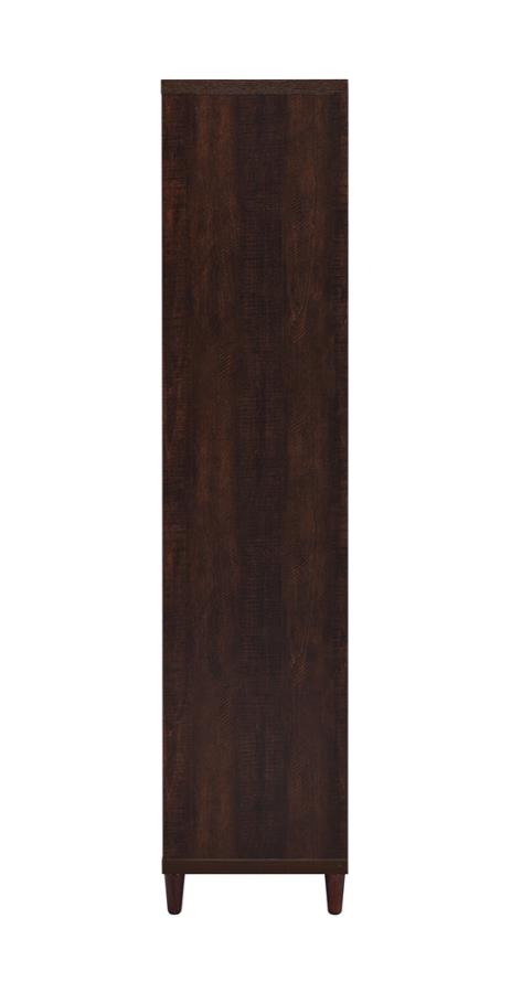 (image for) Wadeline 2-door Tall Accent Storage Cabinet Rustic Tobacco