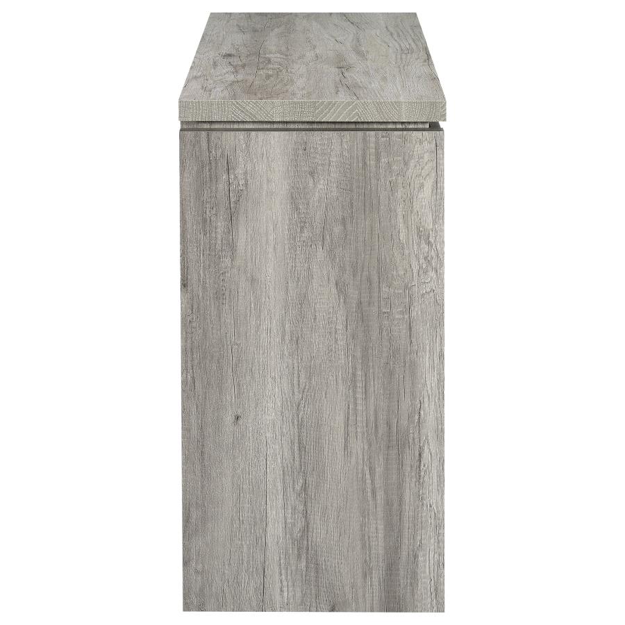 (image for) Enoch 2-door Engineered Wood Accent Cabinet Grey Driftwood