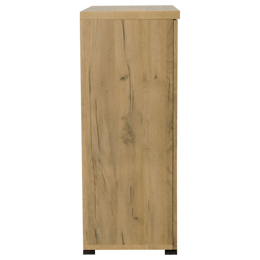 (image for) Bristol 6-shelf Engineered Wood Shoe Cabinet Golden Oak