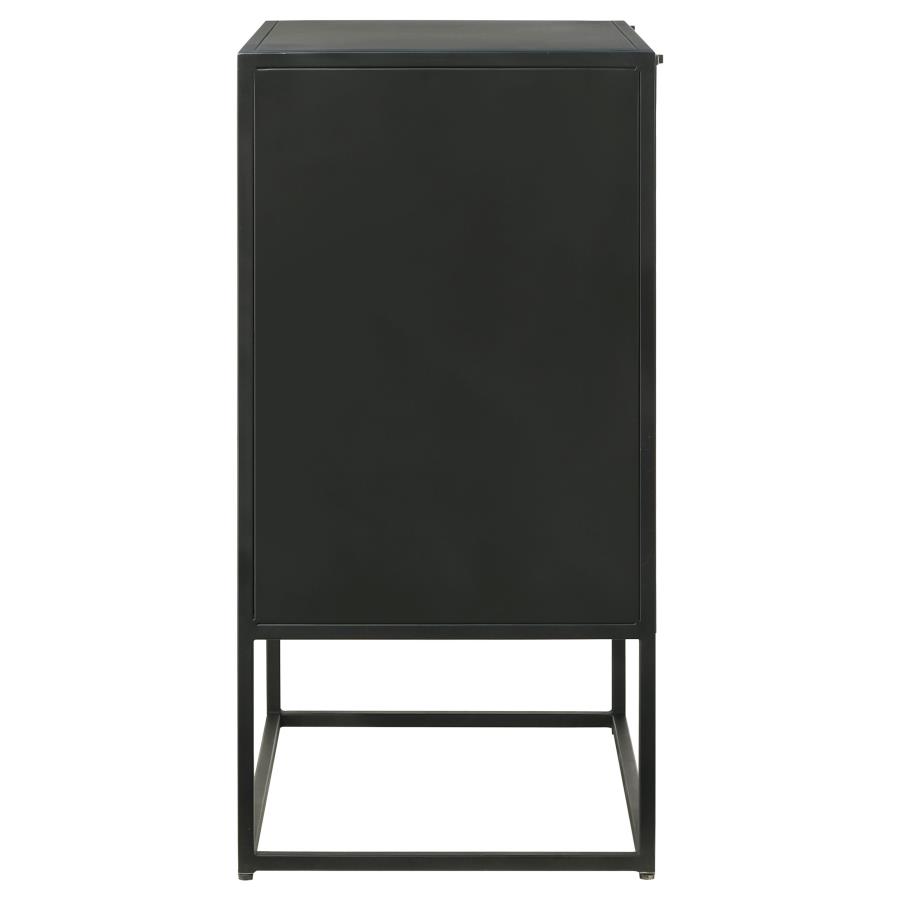 (image for) Alcoa 3-drawer Multi-Purpose Tall Accent Cabinet Black