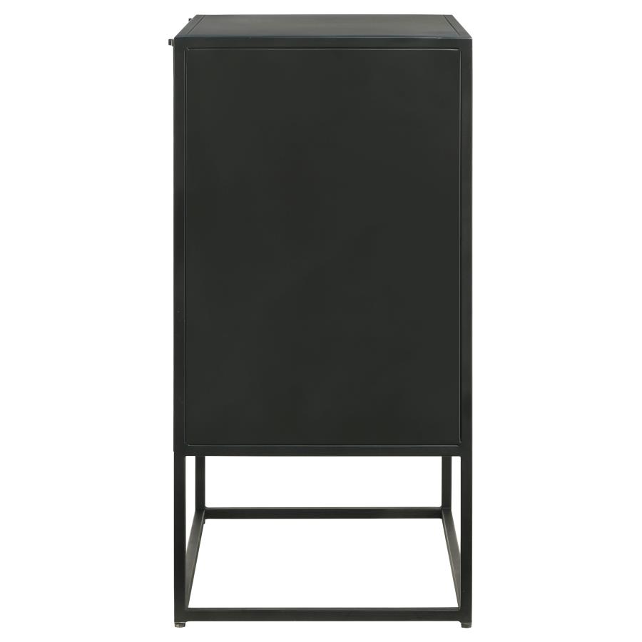 (image for) Alcoa 3-drawer Multi-Purpose Tall Accent Cabinet Black