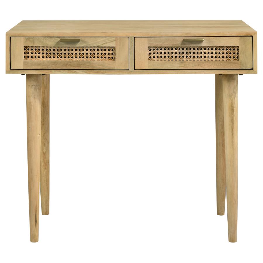 (image for) Zamora 2-drawer Entryway Console Accent Table Natural