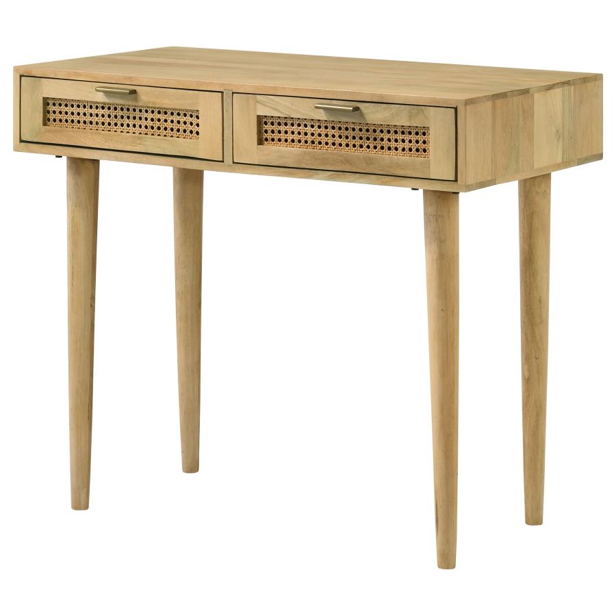 (image for) Zamora 2-drawer Entryway Console Accent Table Natural